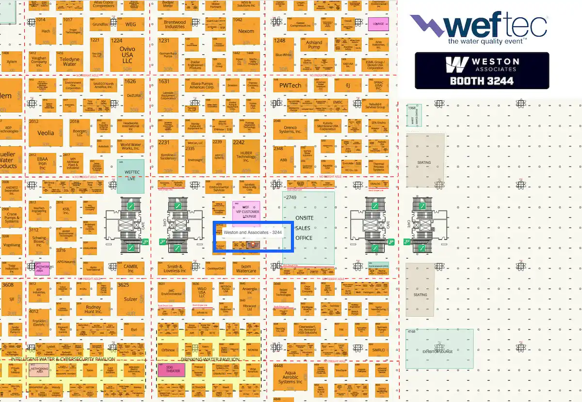 NISTM Floor plan - Weston is at booth 117